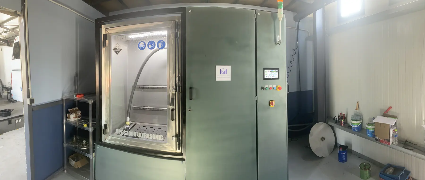 DPF ultrasonic cleaning system